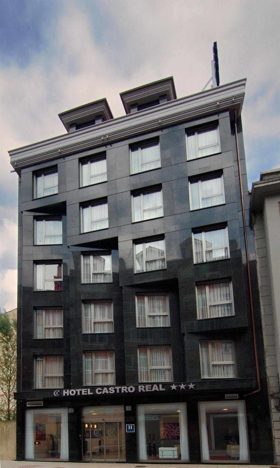 Hotel Castro Real Oviedo Bagian luar foto